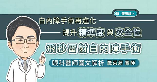 白內障手術再進化，提升精準度與安全性，飛秒雷射白內障手術，眼科醫師圖文解析