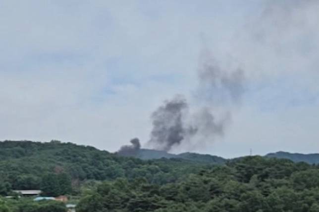 南韓大田市今上午發生重大爆炸事故。（翻攝自YTN）