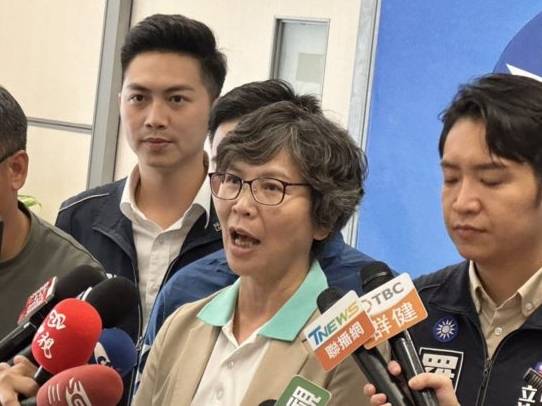 被爆涉入京華城案，蔡壁如說要告《鏡週刊》。（圖：寇世菁攝）