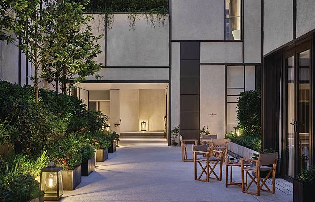 Designed by award-winning New York designer Tony Chi, Asaya is tranquil series of indoor and outdoor spaces that incorporate light, water and stone (Photo: Owen Raggett)