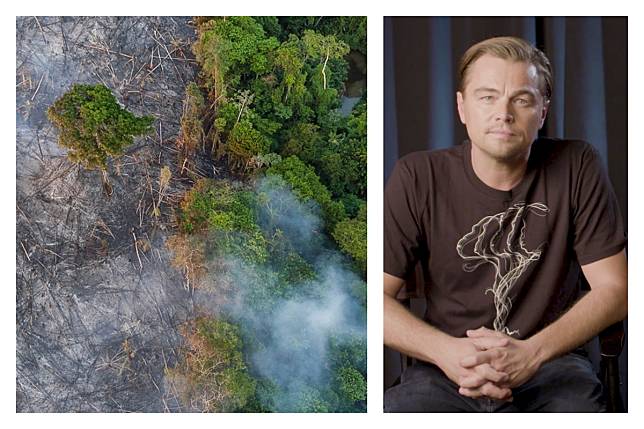 ▲李奧納多狄卡皮歐大動作支援亞馬遜熱帶雨林火災，捐出 1.6 億台幣基金。（合成圖／取自 Leonardo DiCaprio 臉書、 IG ）
