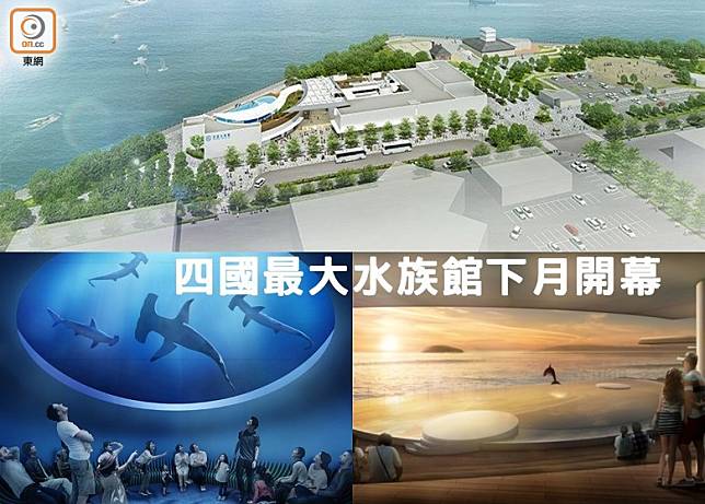 四國最大水族館　3月20日開幕（互聯網）