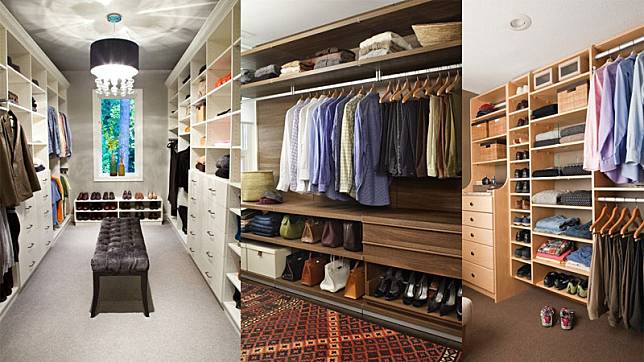 10 ตัวอย่างการตกแต่ง ห้อง Walk in closet ในสไตล์โมเดิร์น