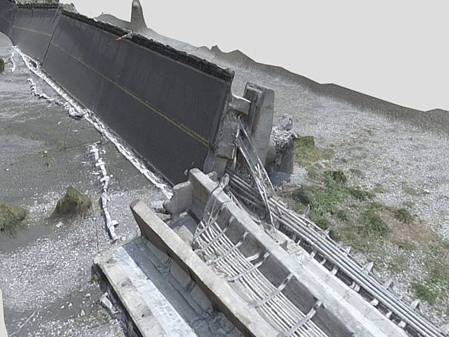 高寮大橋被震斷！無人機科技重建3D模型　興大協助地震勘災
