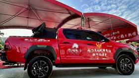 不少業者響應消防局「高壓細水霧幫浦消防車」捐贈，如今傳出弊端。民眾提供