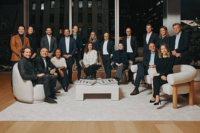 The top executives at LVMH Watches led by CEO Frédéric Arnault (seated, far left)