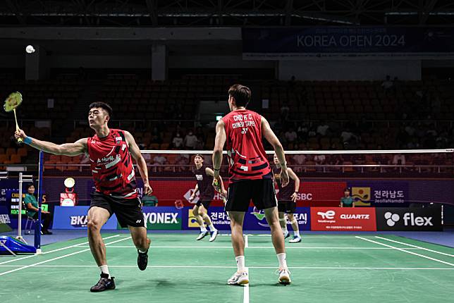 麟榤配在香港羽球公開賽止步4強。（資料照／Badminton Photo提供）