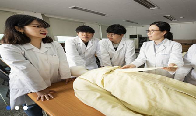 首爾乙支大學開設了殯葬禮儀相關課程。（圖片來源／Eulji University官網）
