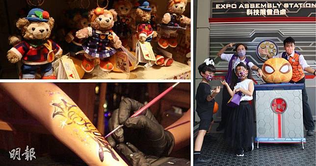 香港迪士尼樂園即日起至10月31日舉行「Disney Halloween Time」，玩轉萬聖節。（陸秋燕攝）