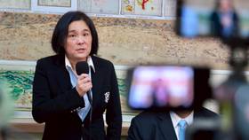 陳玉珍指立院彈劾、罷免總統案比照憲法法庭，排除綠委。資料照　李政龍攝