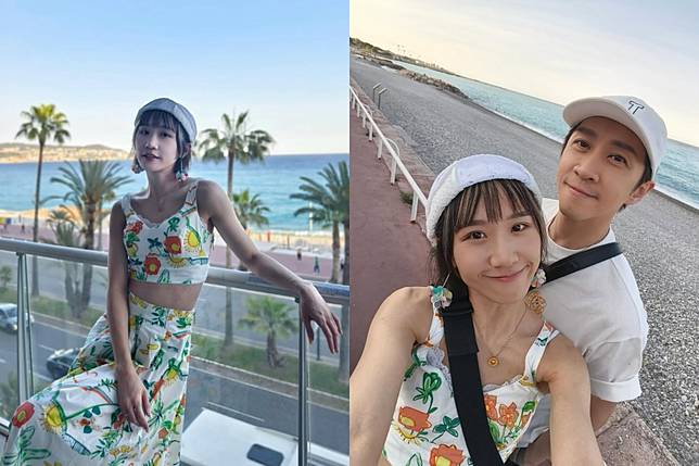 Lulu與陳漢典近日前往法國尼斯度蜜月。（圖／翻攝自Lulu IG）