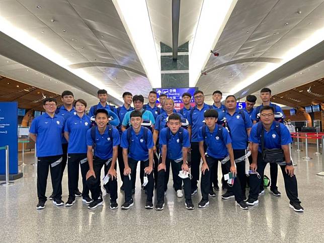 2022年第14屆亞洲U18男子排球錦標賽男排選手今出發前往伊朗。(排球協會提供)