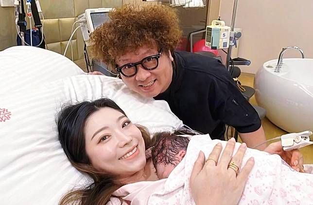 依依平安生下女兒檸檬汁。經紀人提供