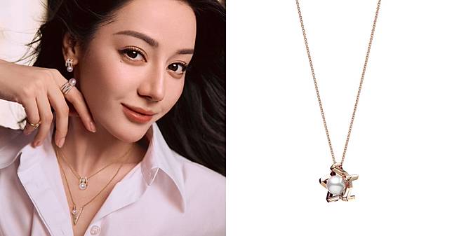 迪麗熱巴優雅演繹Mikimoto「經典兩系列」，以字母M延伸設計，珍珠迷搶先收藏！