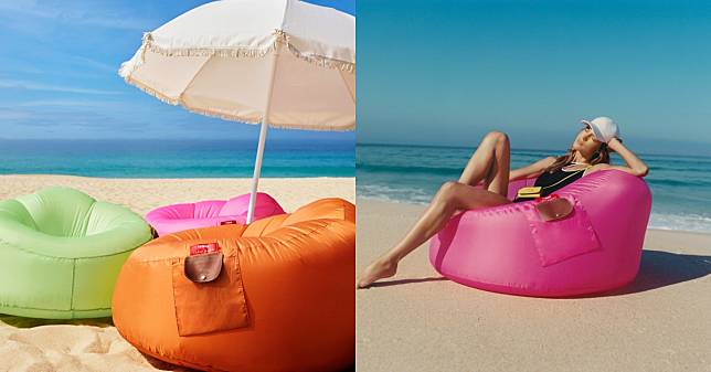 Longchamp不賣包了？品牌聯名推出「充氣椅」根本是海灘度假美照神器！由經典摺疊包變身，首賣地點在這裡！
