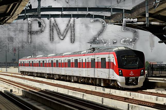 รถไฟฟ้าสายสีแดง ฝุ่น PM 2.5