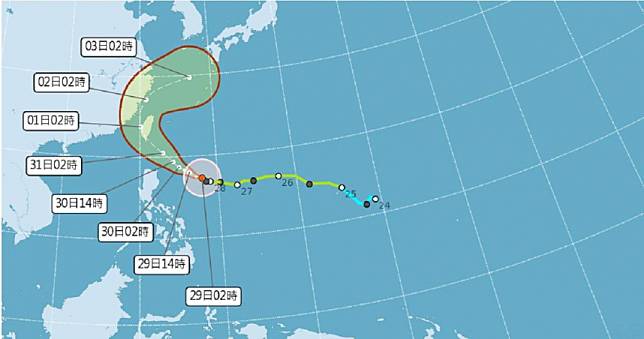 康芮是57年首個11月登陸颱？這地區雨最強　粉專曝「各國路徑預測」：萬箭穿心