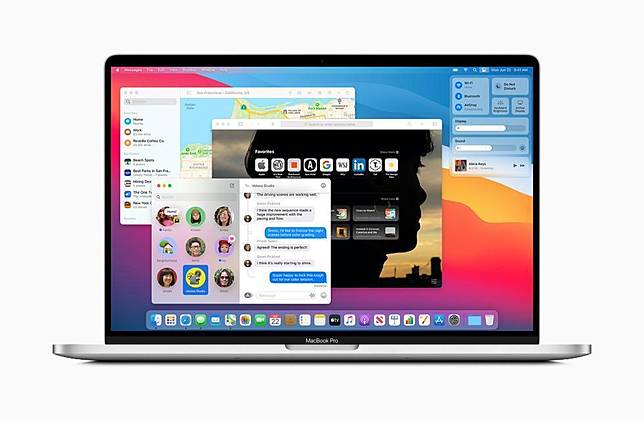 M1 版本的 MacBook 在外觀幾乎是與 Intel 版相同，主要在於內置晶片改為蘋果自行研發。(圖翻攝蘋果官網)