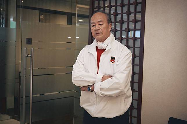 狄龍演出電影《慾望寄生》，出席開鏡儀式。滾動工作室提供