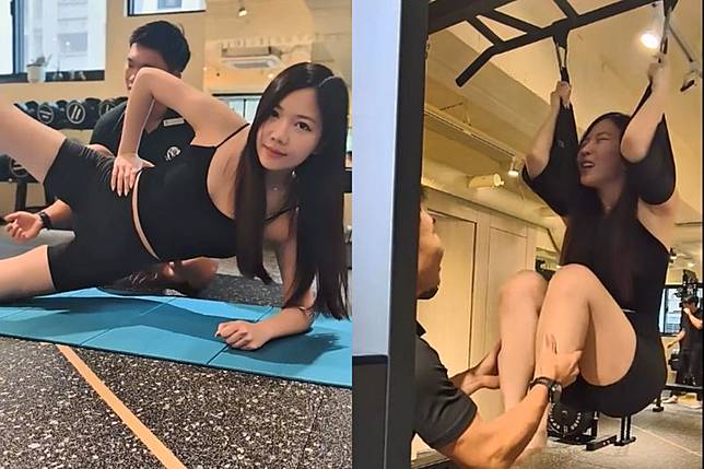 蔡尚樺因為體脂28下定決心重訓健身。翻攝IG@gladys.tsai