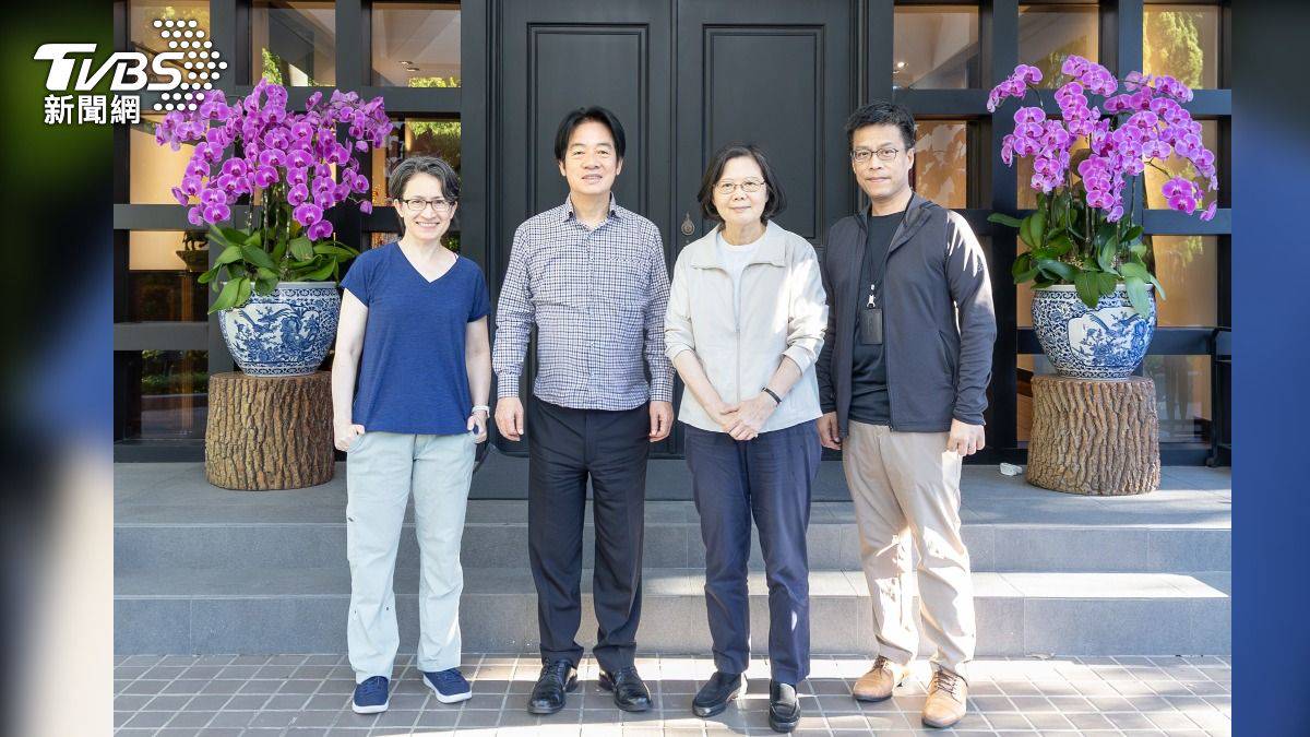 前來加油打氣」 總統與蔡英文官邸會晤英籲支持賴蕭團隊| TVBS | LINE TODAY