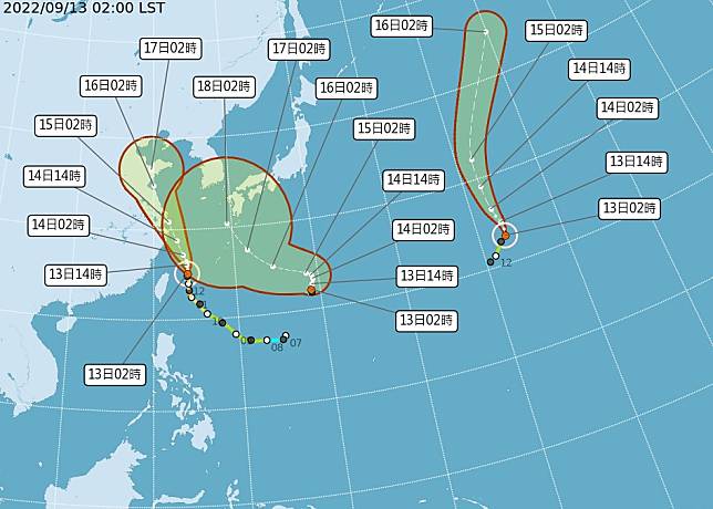 梅花雨彈繼續炸！迎接「3颱共舞」　最新路徑侵台機率曝