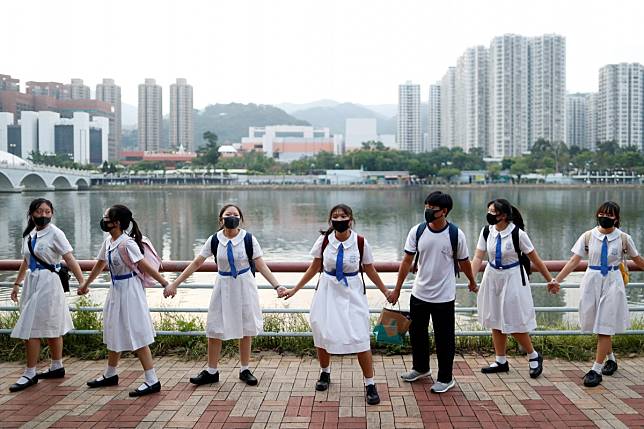 The survey by the Hong Kong Federation of Education Workers finds protest activities organised on campus were often responsible for deteriorating school ambience. Photo: Reuters