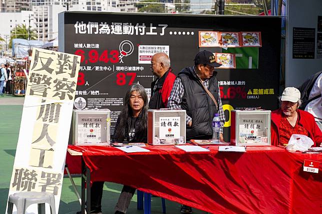 The League of Social Democrats is being thrown off the Lunar New Year market after being accused of breaking rules designed to curb the threat of protests. Photo: Sam Tsang