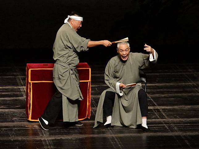 相聲黃金組合朱德剛、樊光耀重現30年經典名段《武墜子》。（台北曲藝團提供）