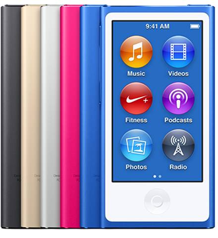 蘋果公司近日宣布，第7代iPod nano與第4代iPod shuffle將停產，象徵著iPod系列正式結束其市場歷程。（此為第7代iPod nano） 圖：翻攝自蘋果官網