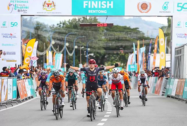 去年環蘭卡威衝刺王De Kleijn在本屆開張。Le Tour de Langkawi提供