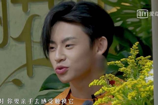 最近有眼尖的觀眾發現，中國影視網站「愛奇藝」播出的節目中，特地把男藝人戴上耳環的耳垂打上馬賽克。（翻攝自「青春小說影視劇透社」微博）