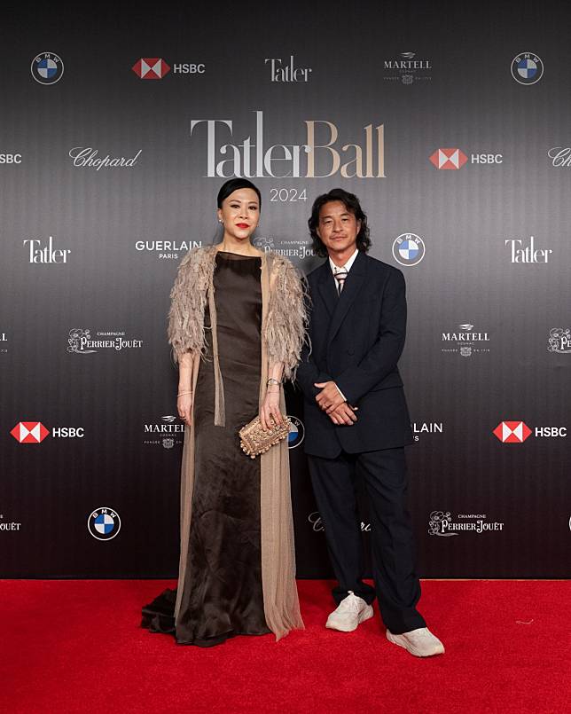 Michael Lau and Florance Yip at Tatler Ball 2024 (Photo: Tatler Hong Kong/Chester Lam)