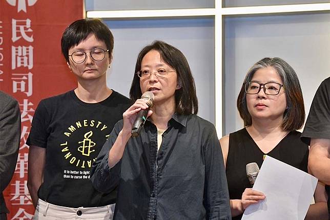 廢死聯盟理事長張娟芬表示，因現行37個死刑定讞個案很多不符判死條件，後續將協助他們提出救濟。（張哲偉攝）