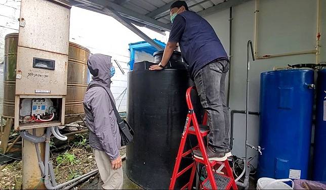 台東縣環保局強化綠島三十處公私場所飲用水品質，把關民眾及遊客飲用水安全。（記者鄭錦晴翻攝）