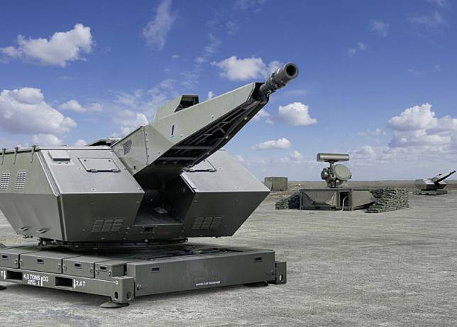 德國防衛武器製造商萊茵金屬（Rheinmetall）公司開發的「Skynex」防空系統。萊茵金屬執行長表示，該公司將用自家製造的防空系統保護在烏克蘭境內的工廠。 圖：翻攝自Rheinmetall官網