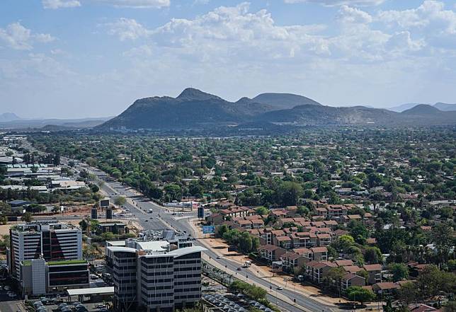 This photo taken on Oct. 31, 2024 shows a view of Gaborone, Botswana. (Xinhua/Han Xu)