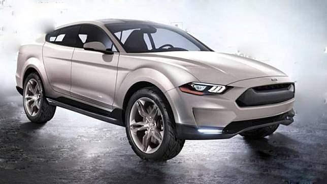 此為外媒《Motor 1》繪製的 Mustang SUV 預想圖。