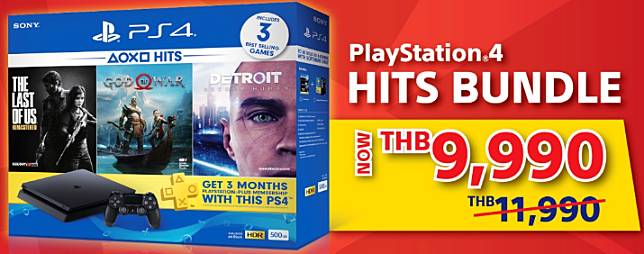 “PS4 HITS Bundle ลดเหลือ 9,990 บาท” และเซ็ตอื่นอีกมากมายภายใน 22 ธ.ค. 2018 – 2 ม.ค. 2019 นี้!
