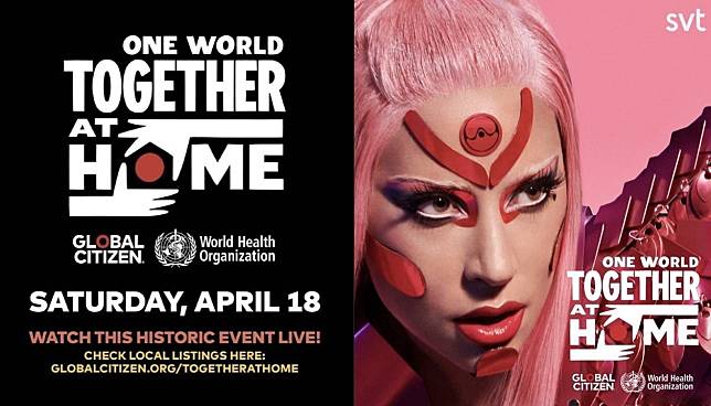 # WHO can help：世界衛生組織攜同 Lady Gaga 舉行世紀線上演唱會《One World: Together At Home》