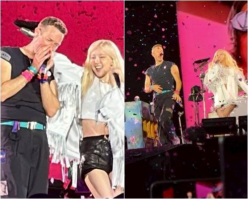 BLACKPINK Rosé在Coldplay韓國演唱會現身！熱唱《APT.》