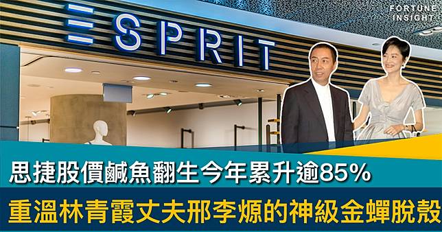 低買高賣｜思捷股價鹹魚翻生今年累升逾85%     重溫林青霞丈夫邢李㷧的神級金蟬脫殼