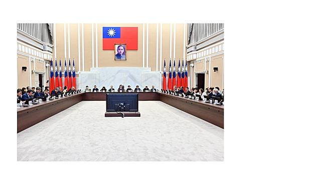 行政院院開會示意圖。行政院提供