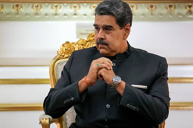 委內瑞拉總統馬杜洛（ Nicolas Maduro）下令關閉駐厄瓜多使館。（圖／美聯社）