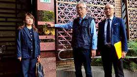 皇昌營造執行長林明照(圖中)。呂志明攝