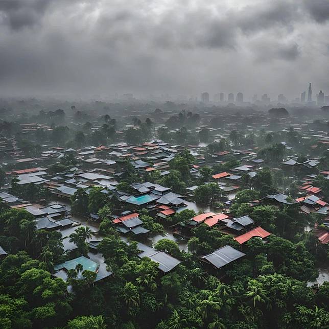 ประกาศด่วน ฉ.1 เตือนอากาศแปรปรวน 23- 25 ก.พ. พายุฝนฟ้าคะนอง ฟ้าผ่า ลมกระโชกแรง 