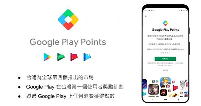 課長福音！Google Play Points在台上線，消費送點數再換遊戲虛寶