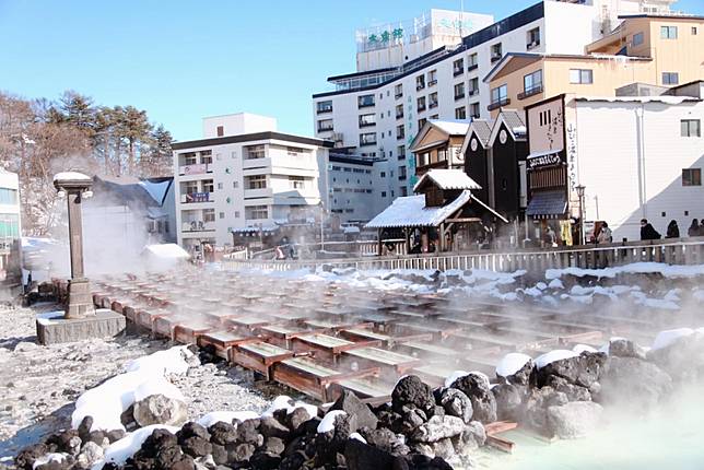 
<p>到草津溫泉必拍之一，那就是溫泉湯畑囉。（圖片提供：<a href=