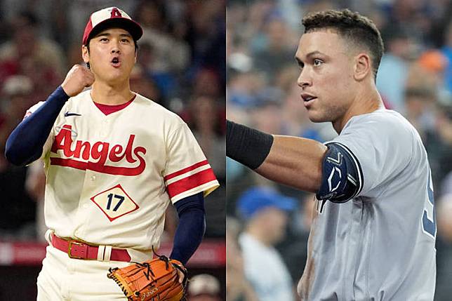 大谷翔平(左)、賈吉。(資料照)