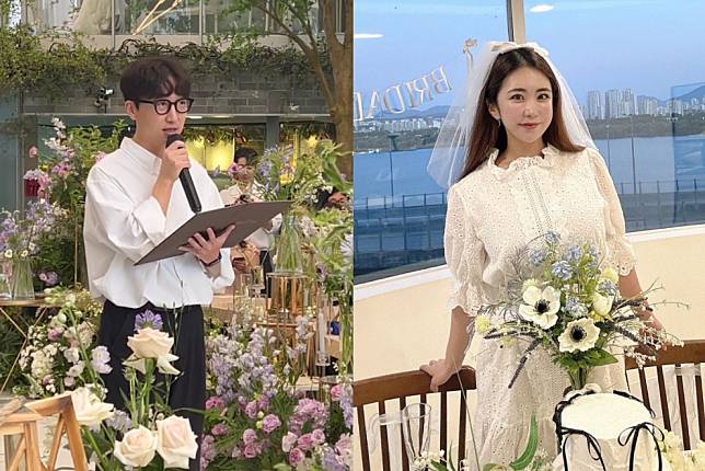金成恩於6月30日結婚。（圖／翻攝自@hayeonsoo_、金成恩IG）